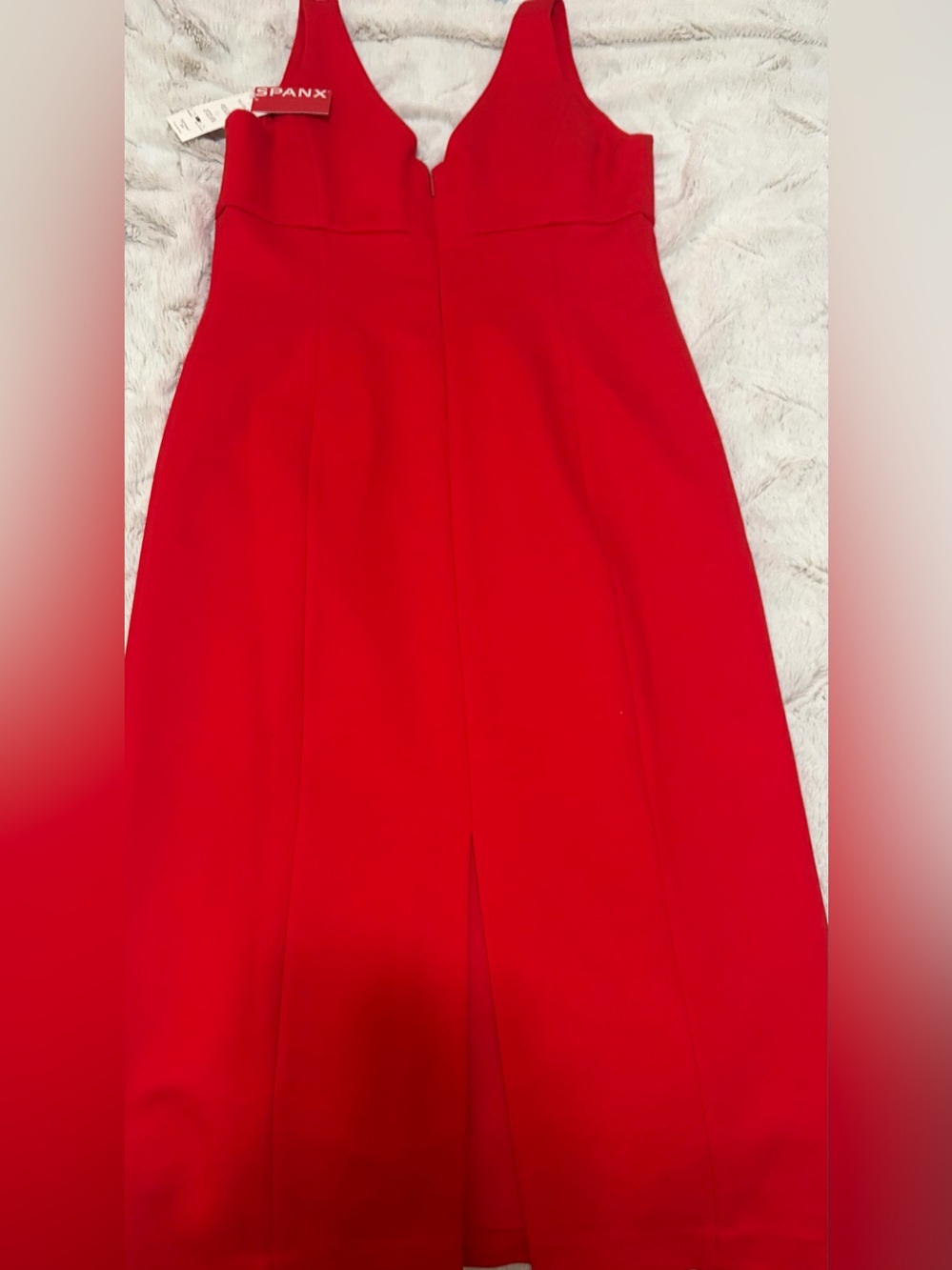 Spanx Low V Neck Midi Dress - Picture 8 of 8